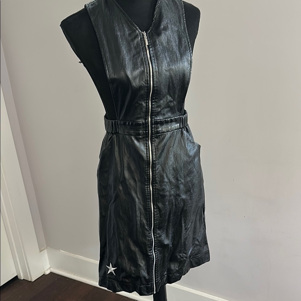 Black V-Neck Sheath Mini Dress